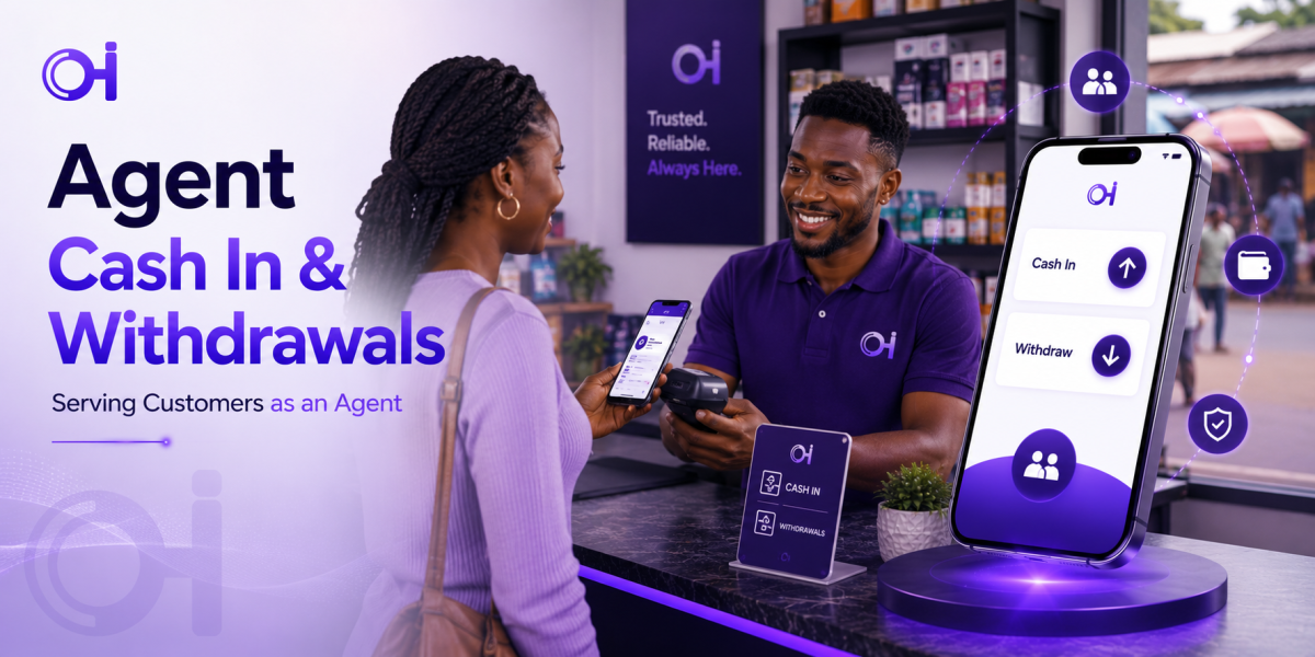 Agent Cash In & Withdrawals